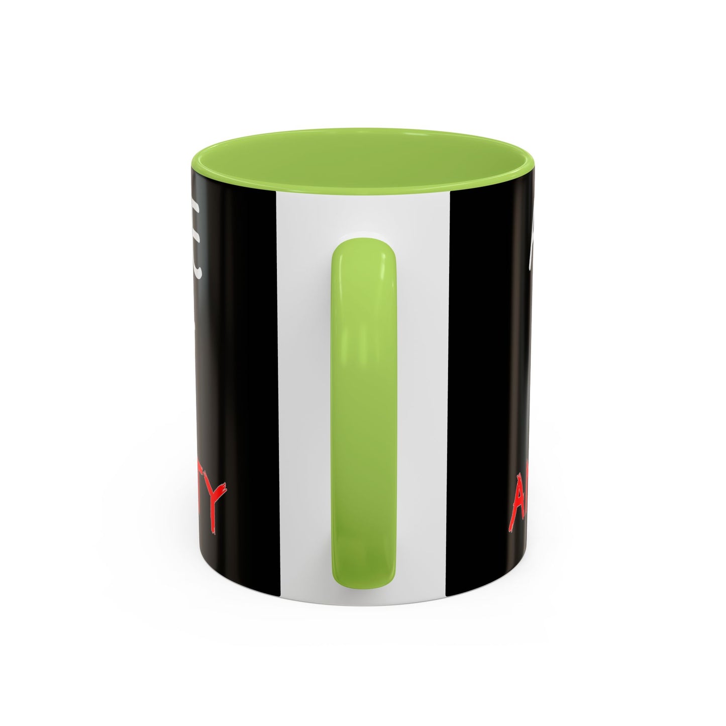 Coffee Mug — "A Nice Mug of Anxiety" Black Accent Ceramic Mug