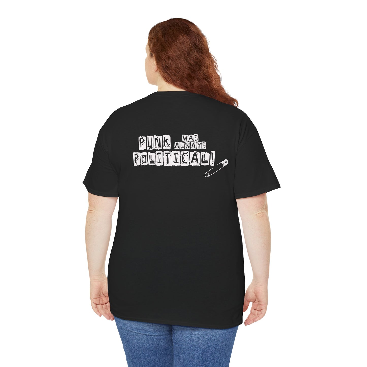 Punk was always Political! - Hard facts T-shirt back print
