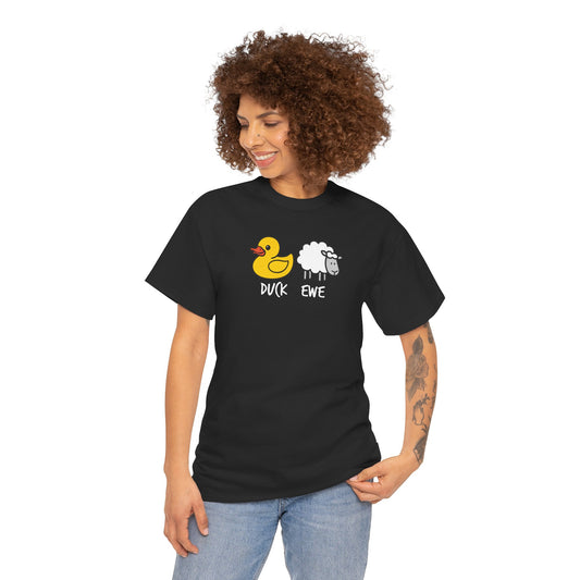 Duck Ewe Graphic Tee — Cute Pun Animal Shirt