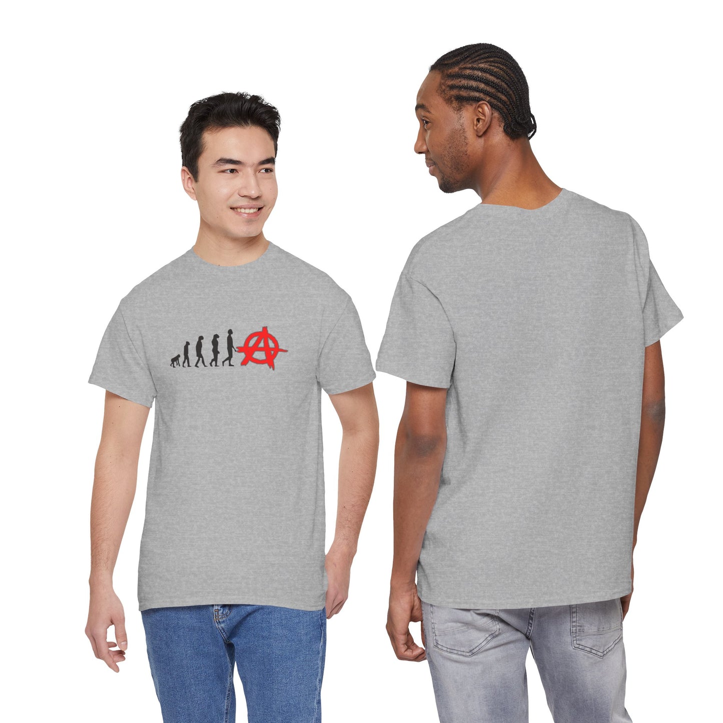 Evolution of Anarchy Unisex Heavy Cotton Tee