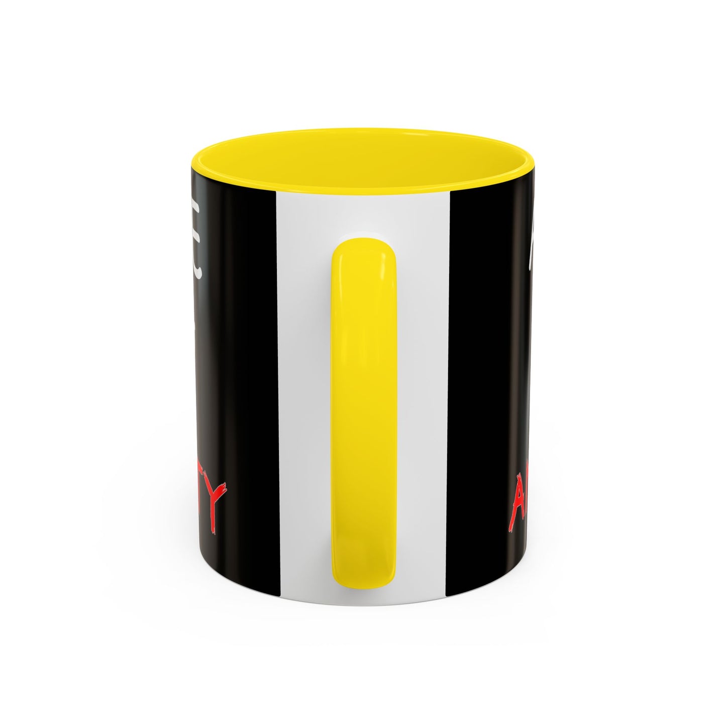Coffee Mug — "A Nice Mug of Anxiety" Black Accent Ceramic Mug
