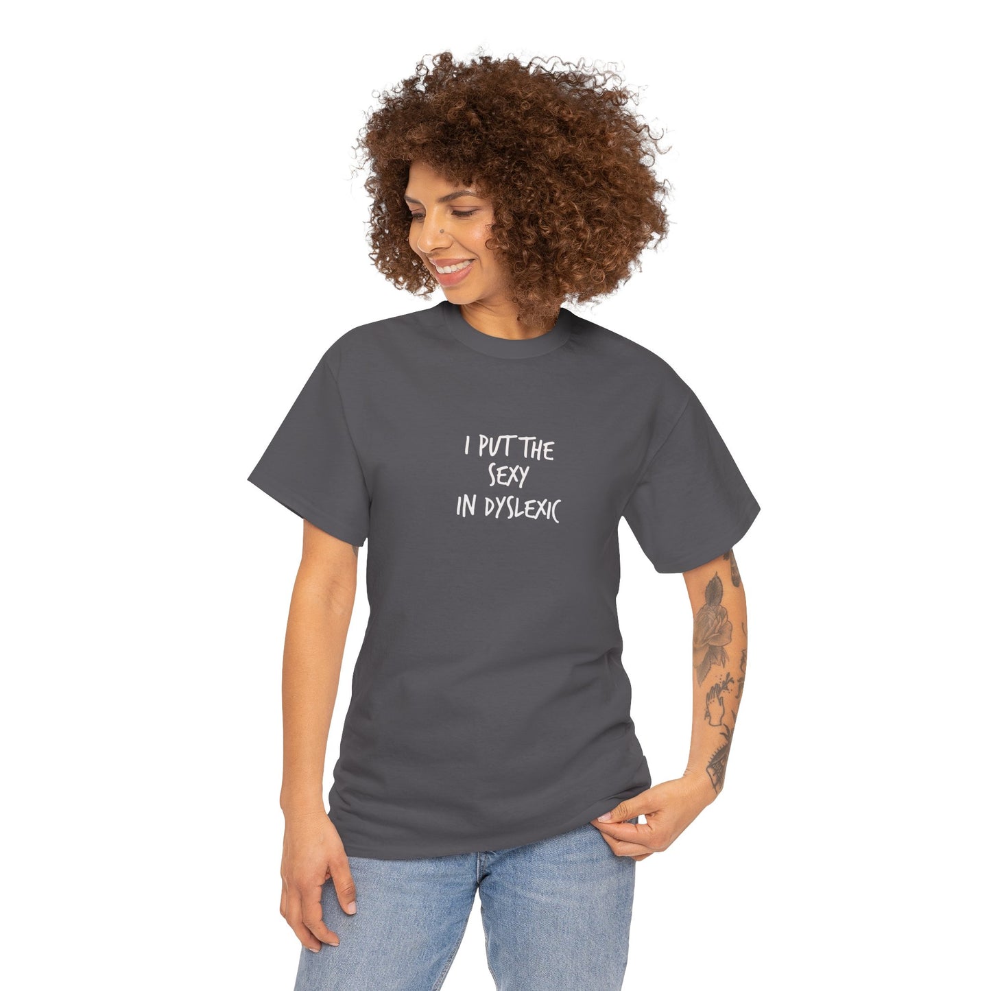 Unisex Heavy Cotton Tee, Humour Funny T-Shirt Alt