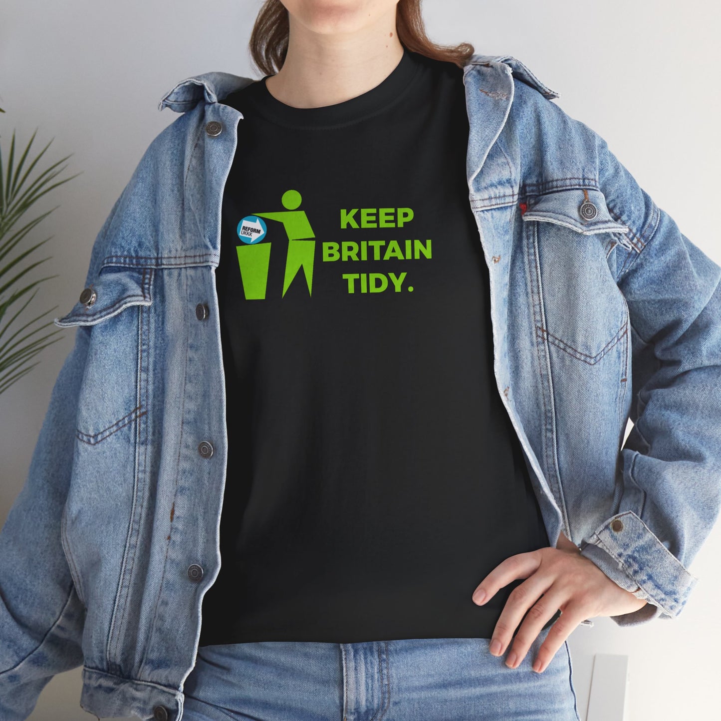 Keep Britain Tidy Bin Reform uKKK Graphic Tee — Environmental & Political Awareness Bin Rubbish T-Shirt