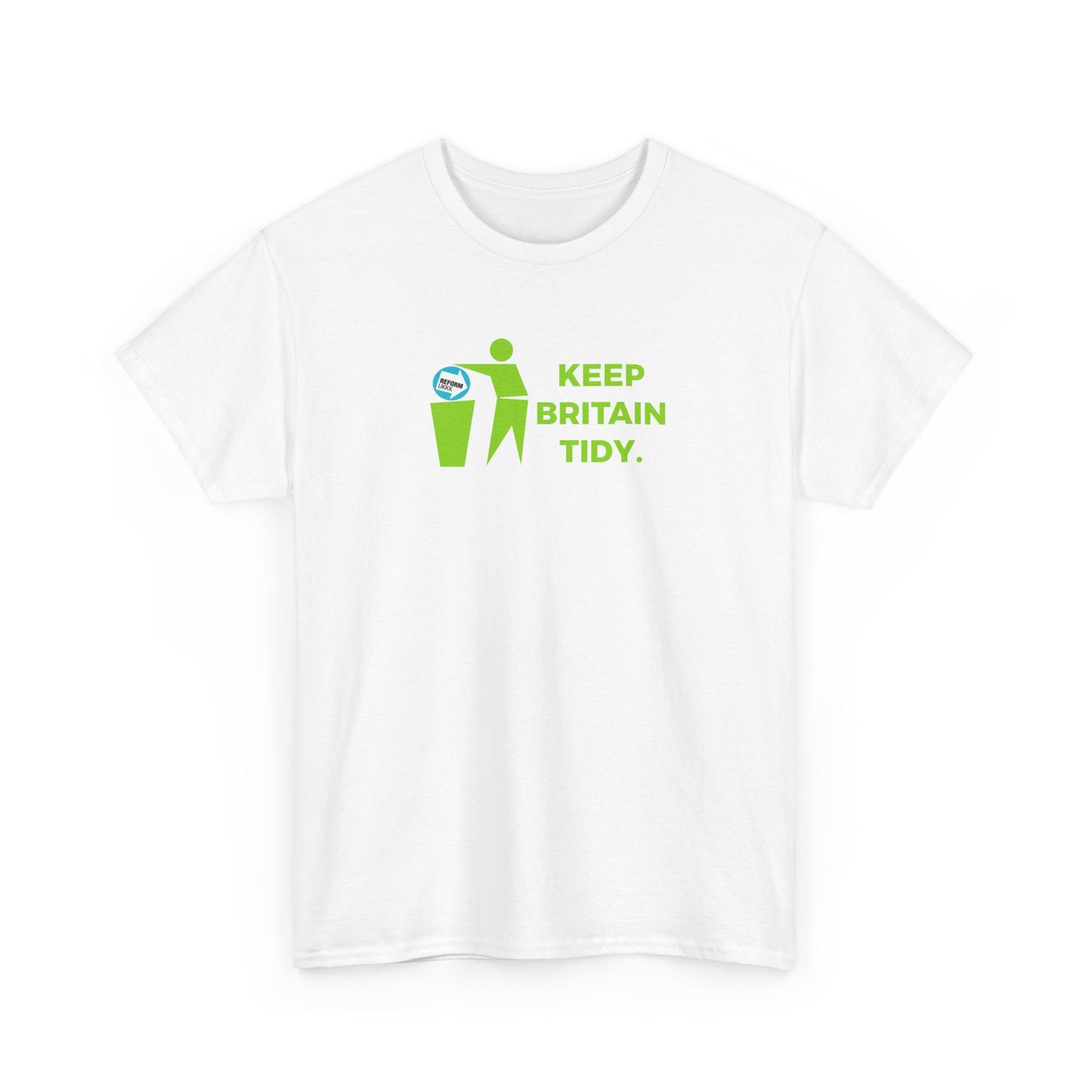 Keep Britain Tidy Bin Reform uKKK Graphic Tee — Environmental & Political Awareness Bin Rubbish T-Shirt