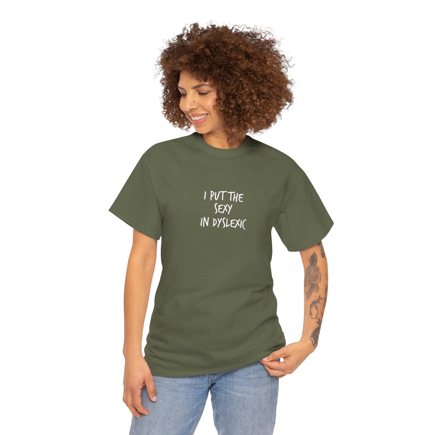 Unisex Heavy Cotton Tee, Humour Funny T-Shirt Alt
