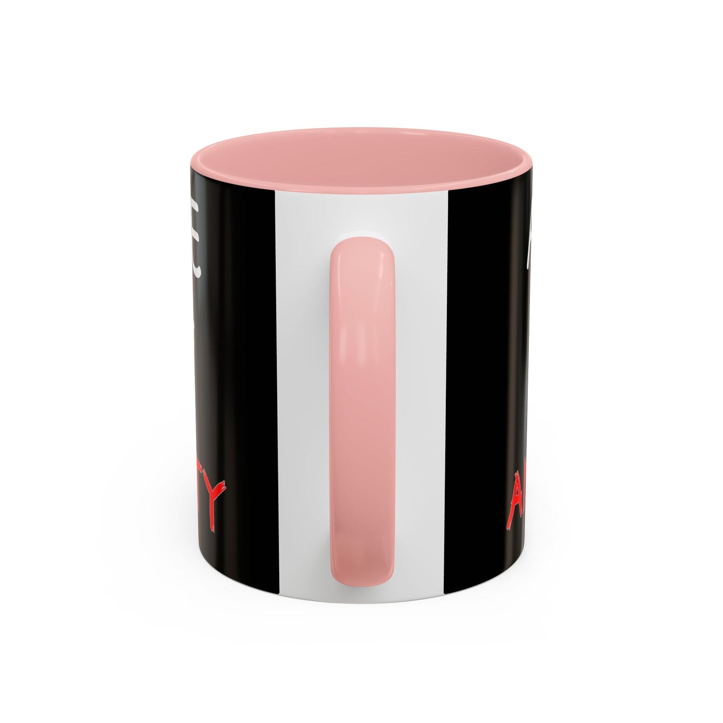 Coffee Mug — "A Nice Mug of Anxiety" Black Accent Ceramic Mug
