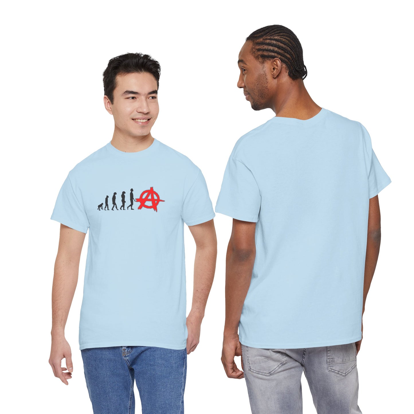 Evolution of Anarchy Unisex Heavy Cotton Tee