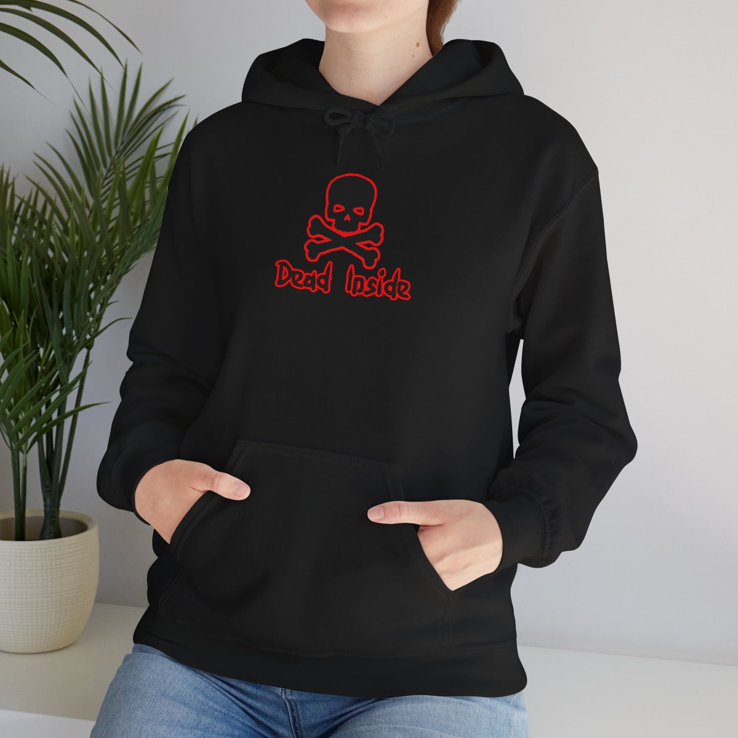 Skull & Crossbones 'Dead Inside' Hoodie
