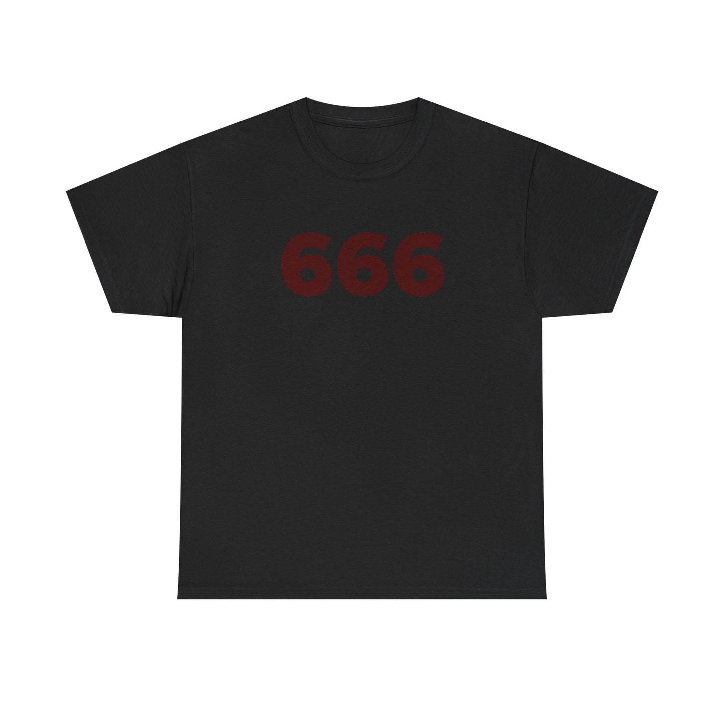 666 Gothic Tee — Subtle (ish) Dark Horror Graphic Shirt
