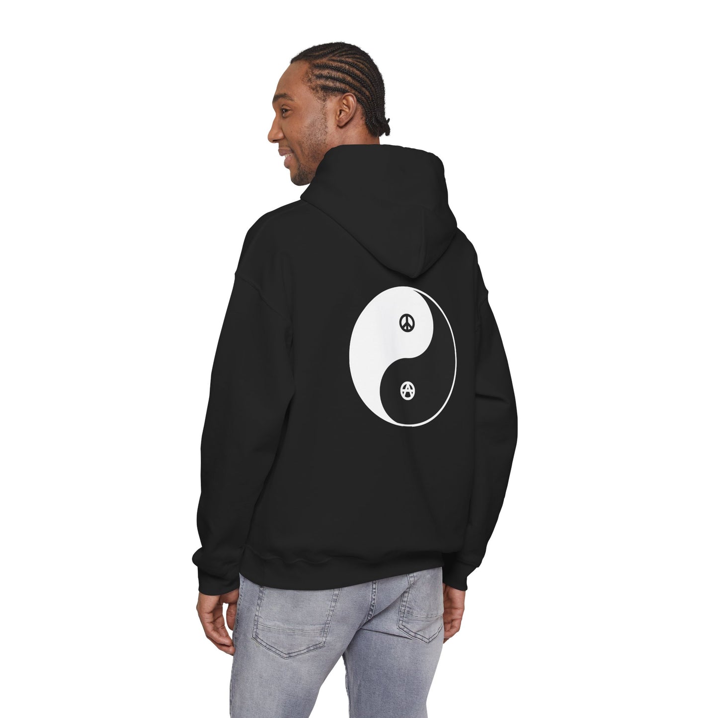 Yin Yang Peace/Anarchy Hoodie
