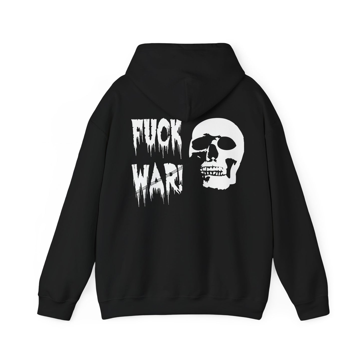 Fuck War Hoodie — Anti-War Skull Hoody
