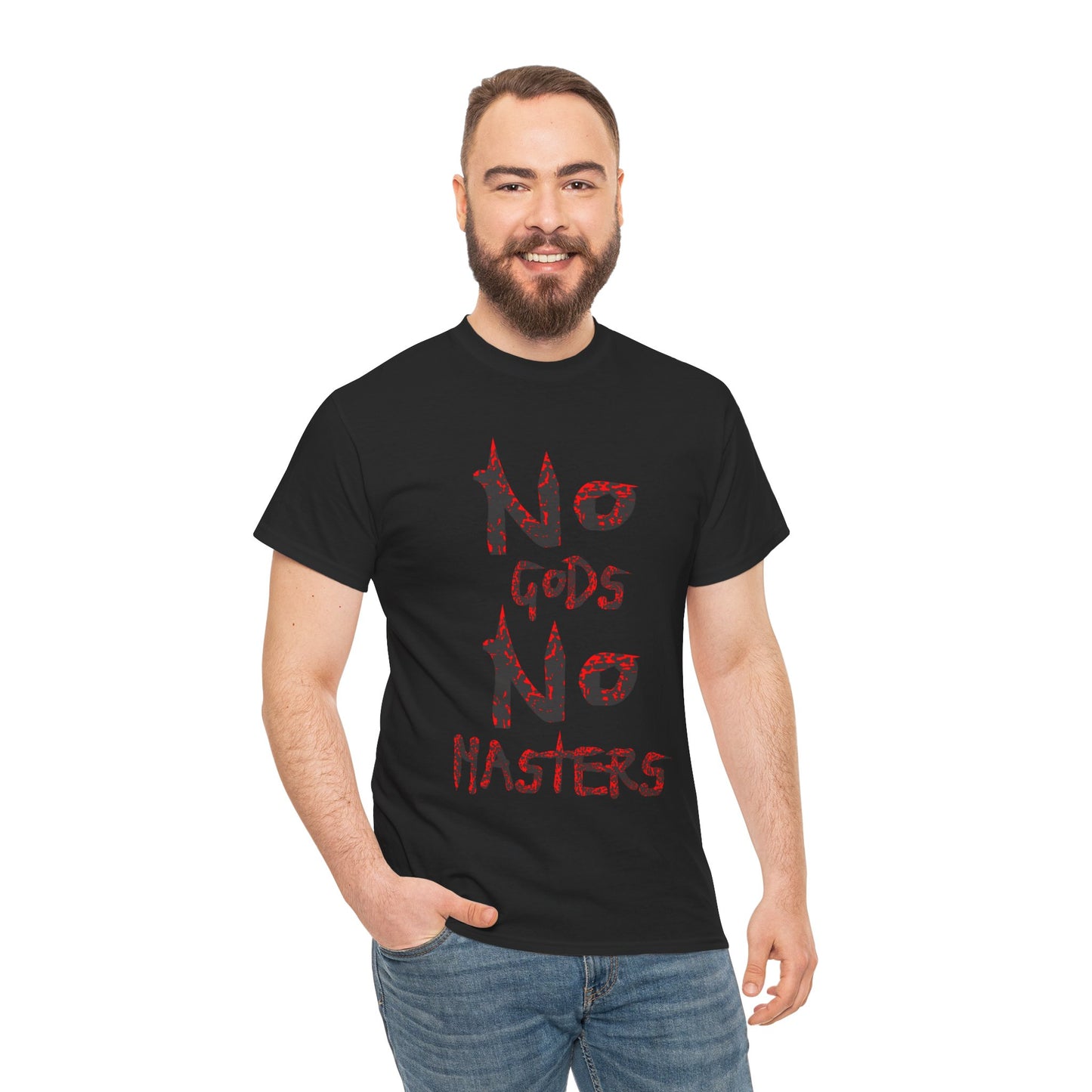 No Gods No Masters Tee — Punk Anarchist T-Shirt