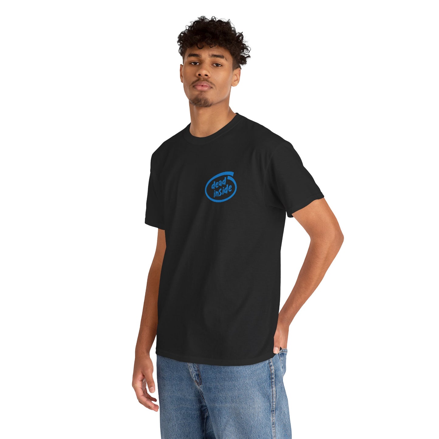 dead inside chest logo T-Shirt