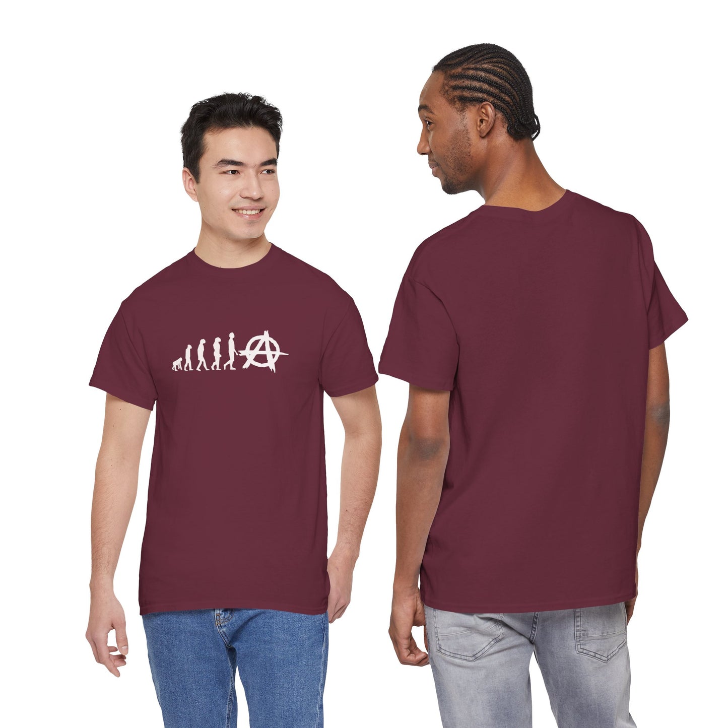 Evolution of man to Anarchy... we can dream...