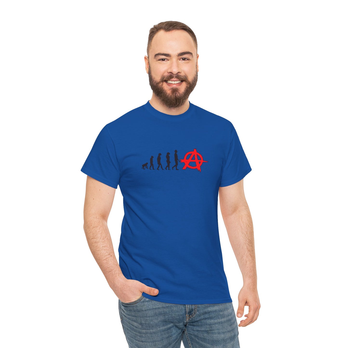 Evolution of Anarchy Unisex Heavy Cotton Tee