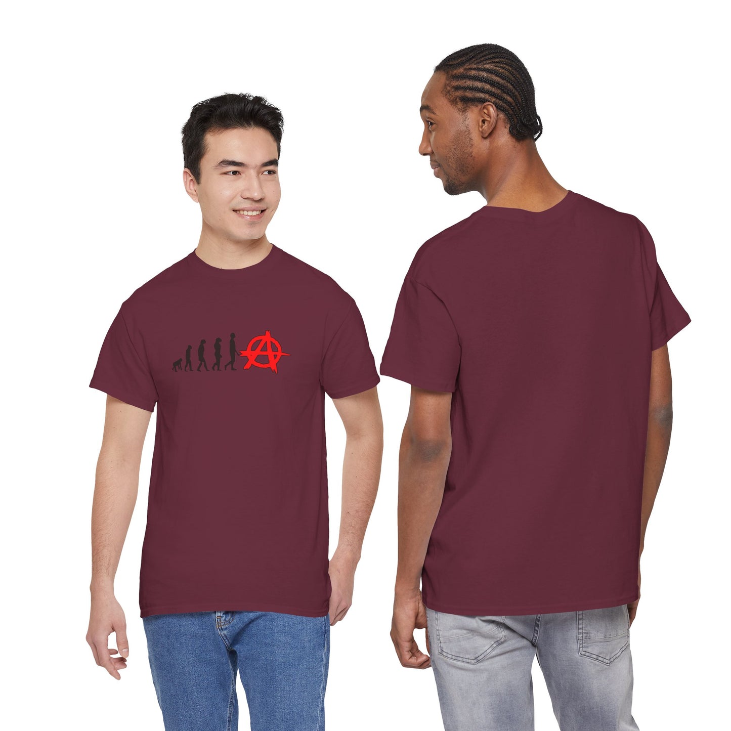 Evolution of Anarchy Unisex Heavy Cotton Tee