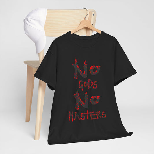No Gods No Masters Tee — Punk Anarchist T-Shirt