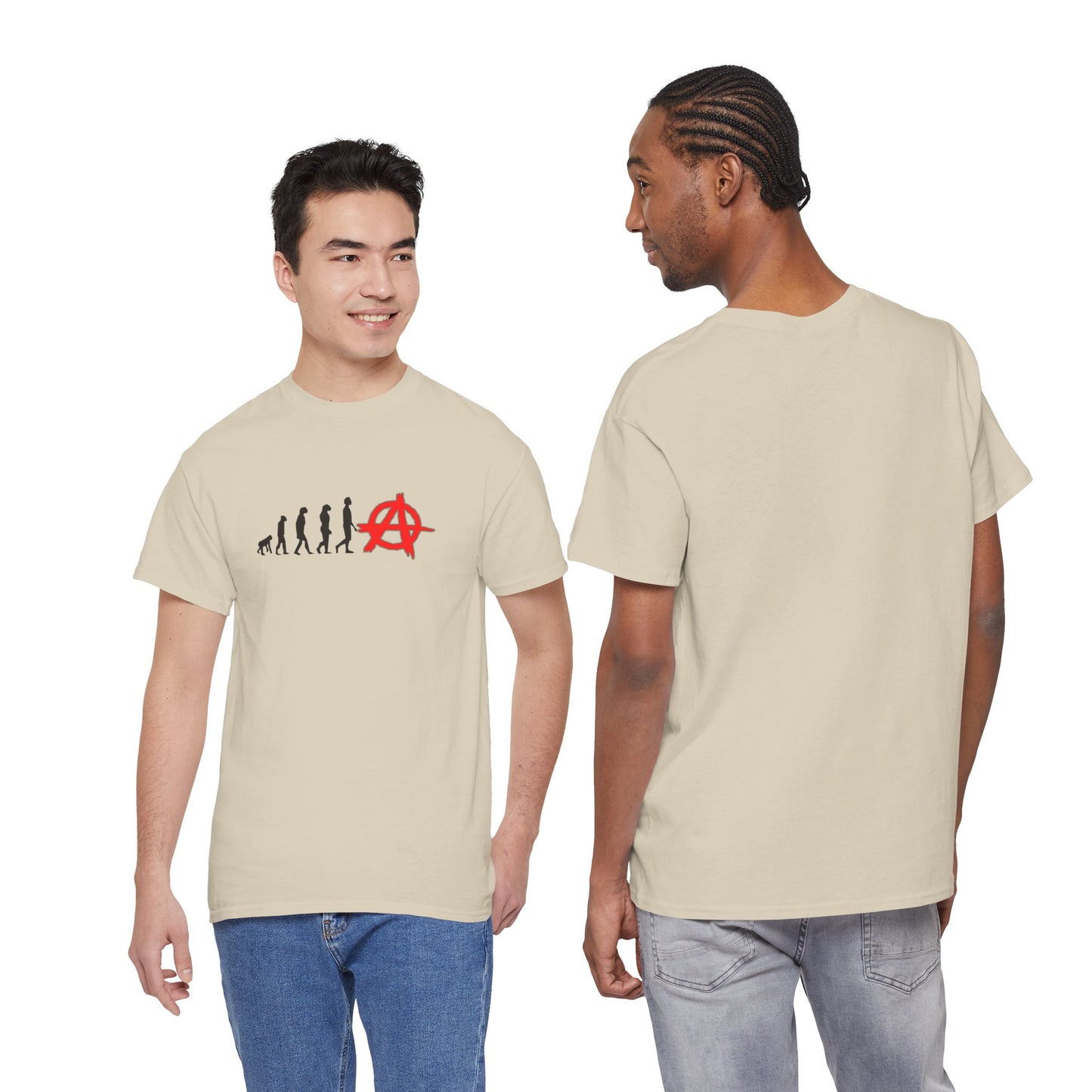 Evolution of Anarchy Unisex Heavy Cotton Tee