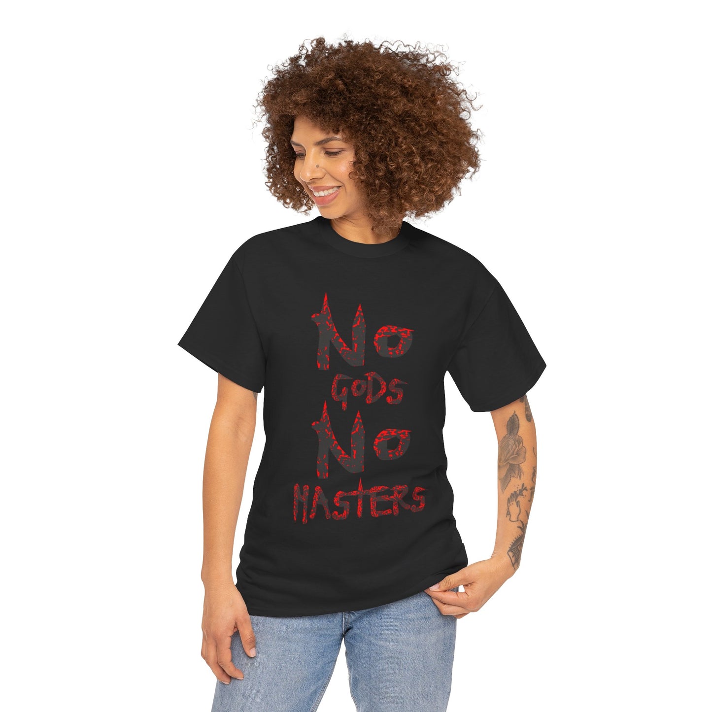 No Gods No Masters Tee — Punk Anarchist T-Shirt