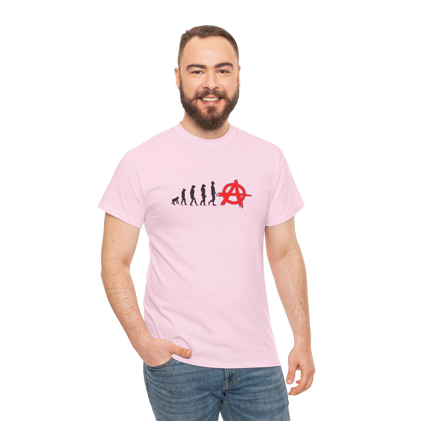 Evolution of Anarchy Unisex Heavy Cotton Tee