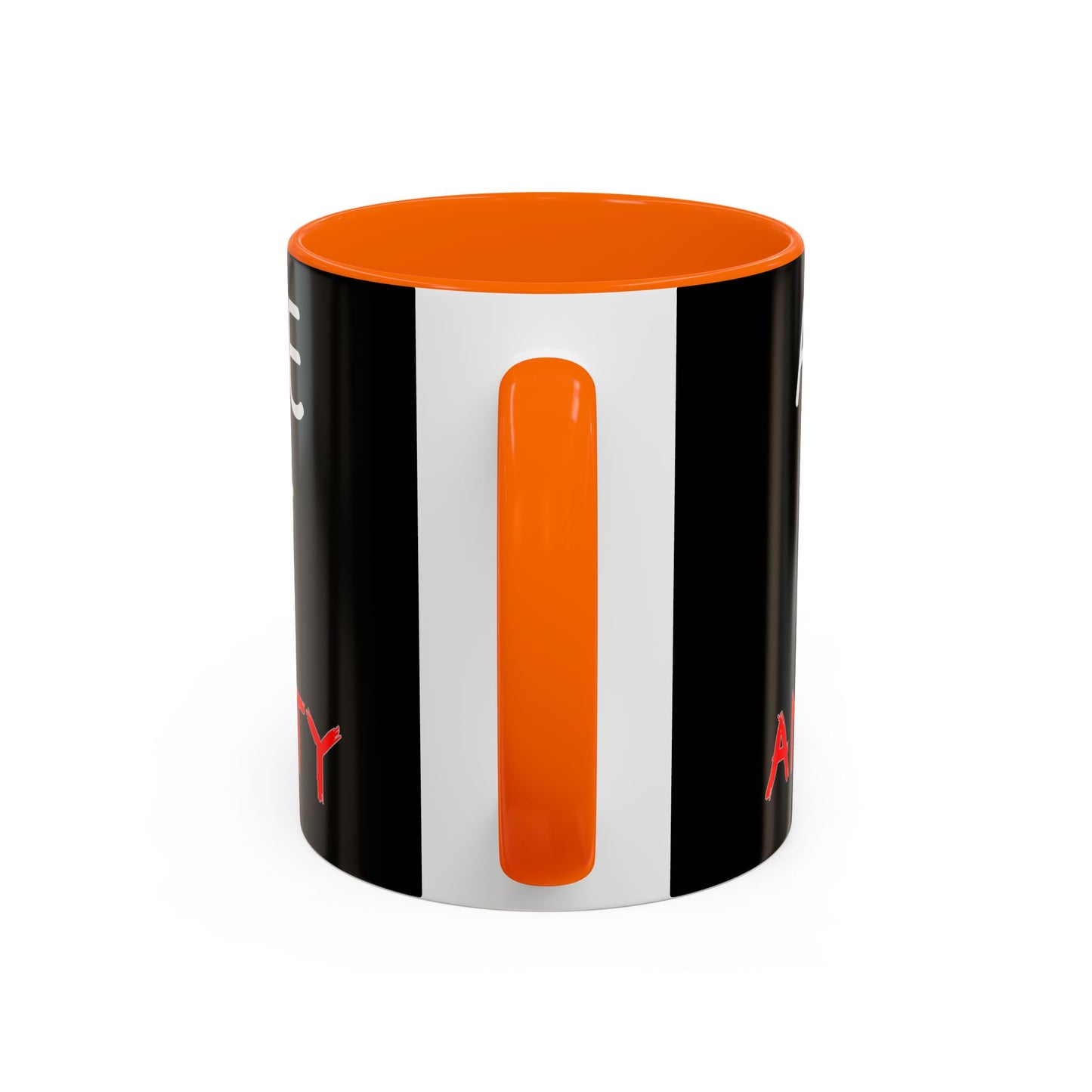 Coffee Mug — "A Nice Mug of Anxiety" Black Accent Ceramic Mug