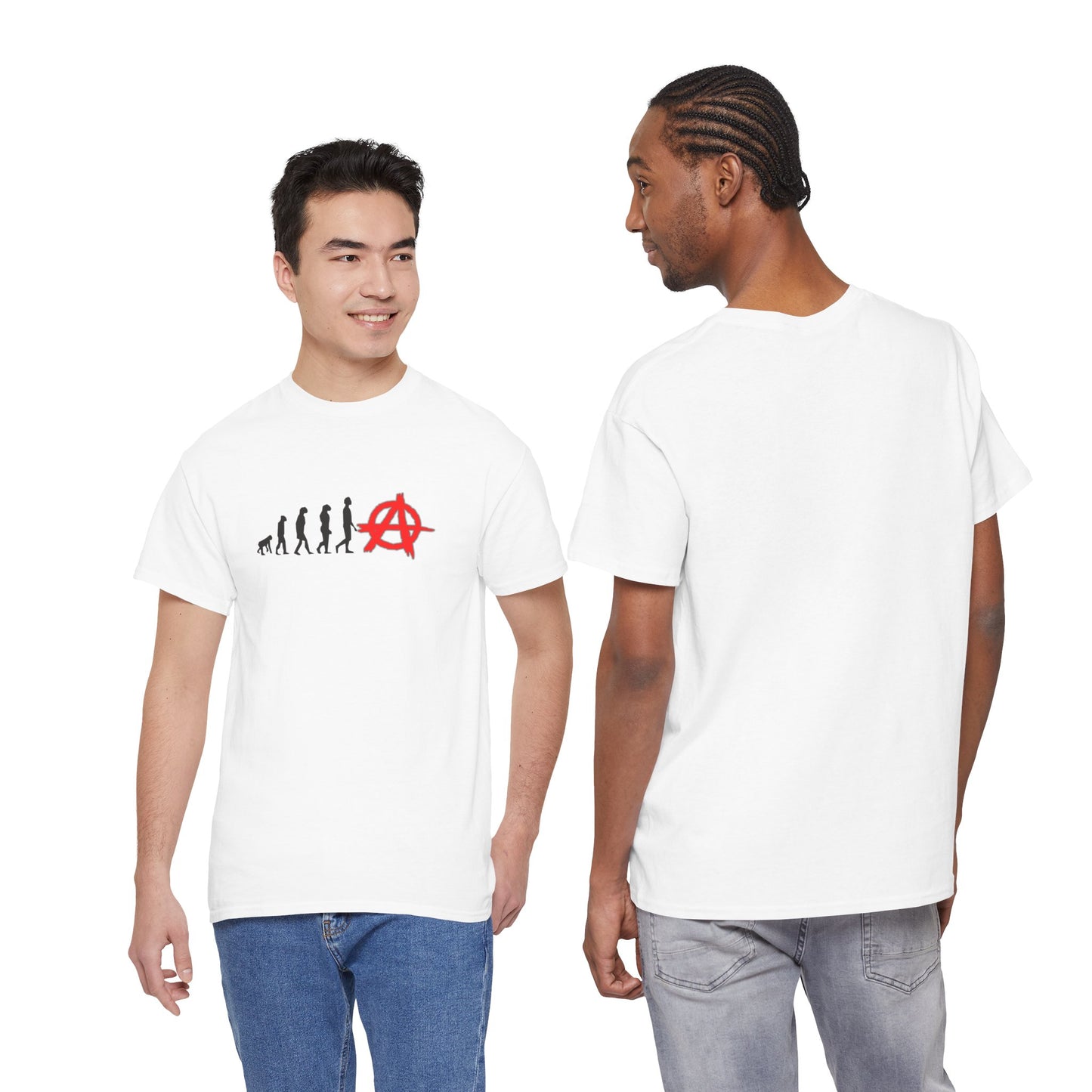 Evolution of Anarchy Unisex Heavy Cotton Tee