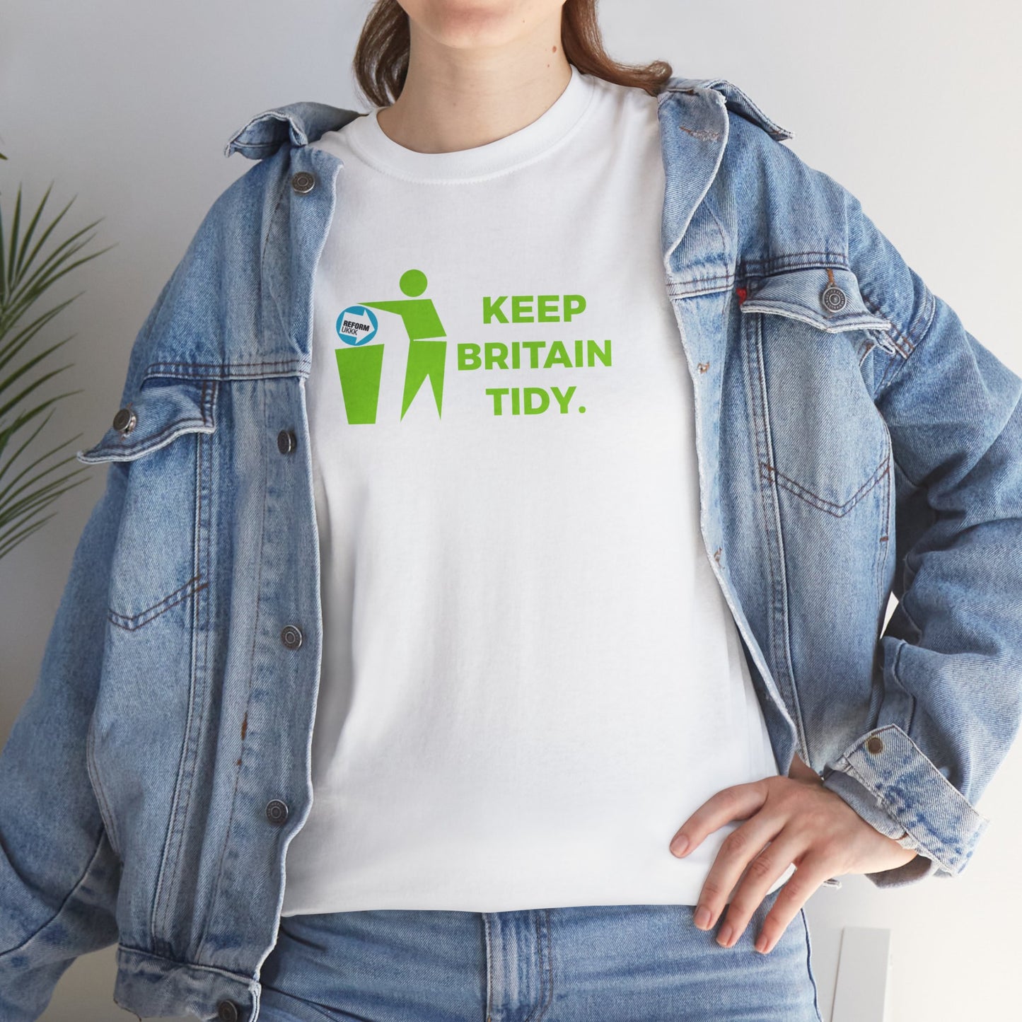 Keep Britain Tidy Bin Reform uKKK Graphic Tee — Environmental & Political Awareness Bin Rubbish T-Shirt