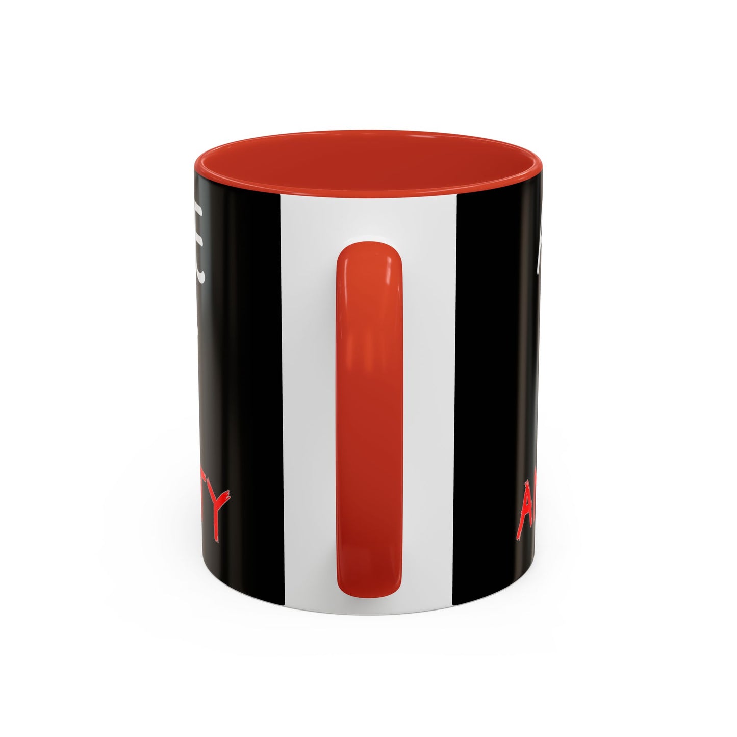 Coffee Mug — "A Nice Mug of Anxiety" Black Accent Ceramic Mug