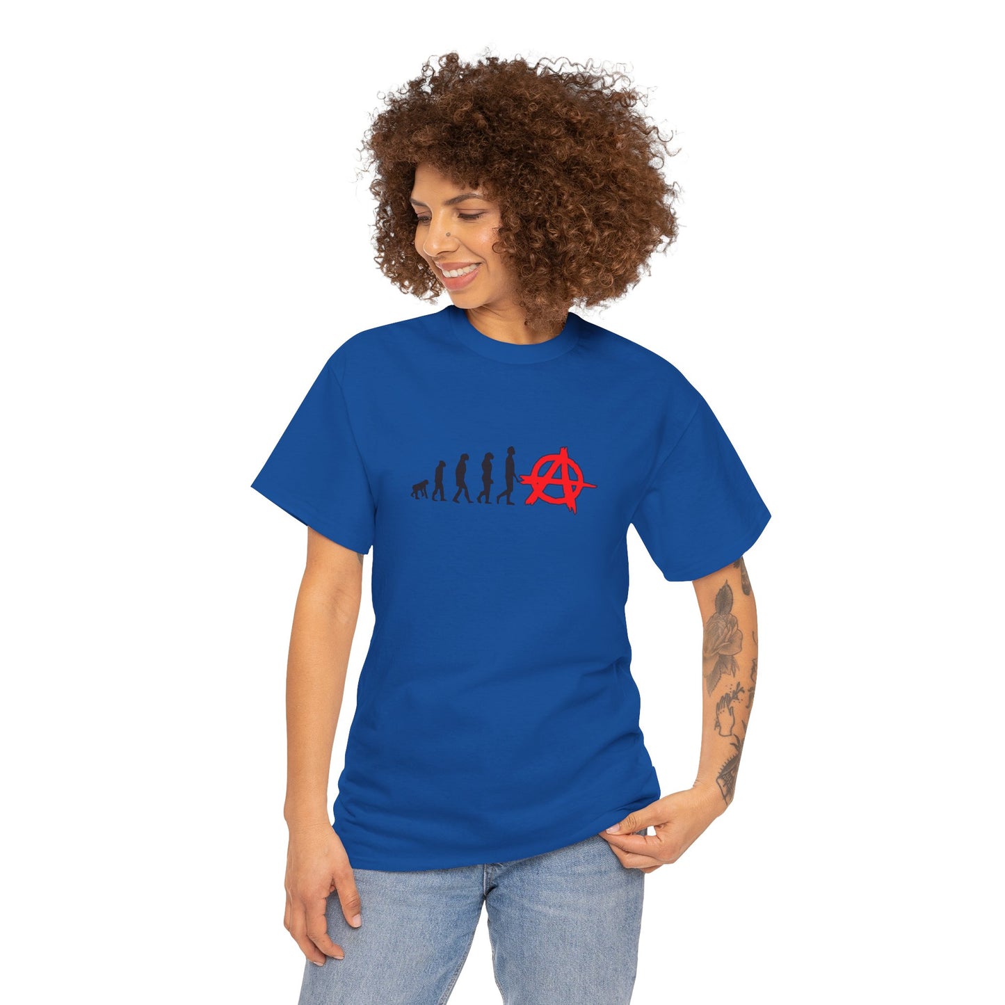 Evolution of Anarchy Unisex Heavy Cotton Tee