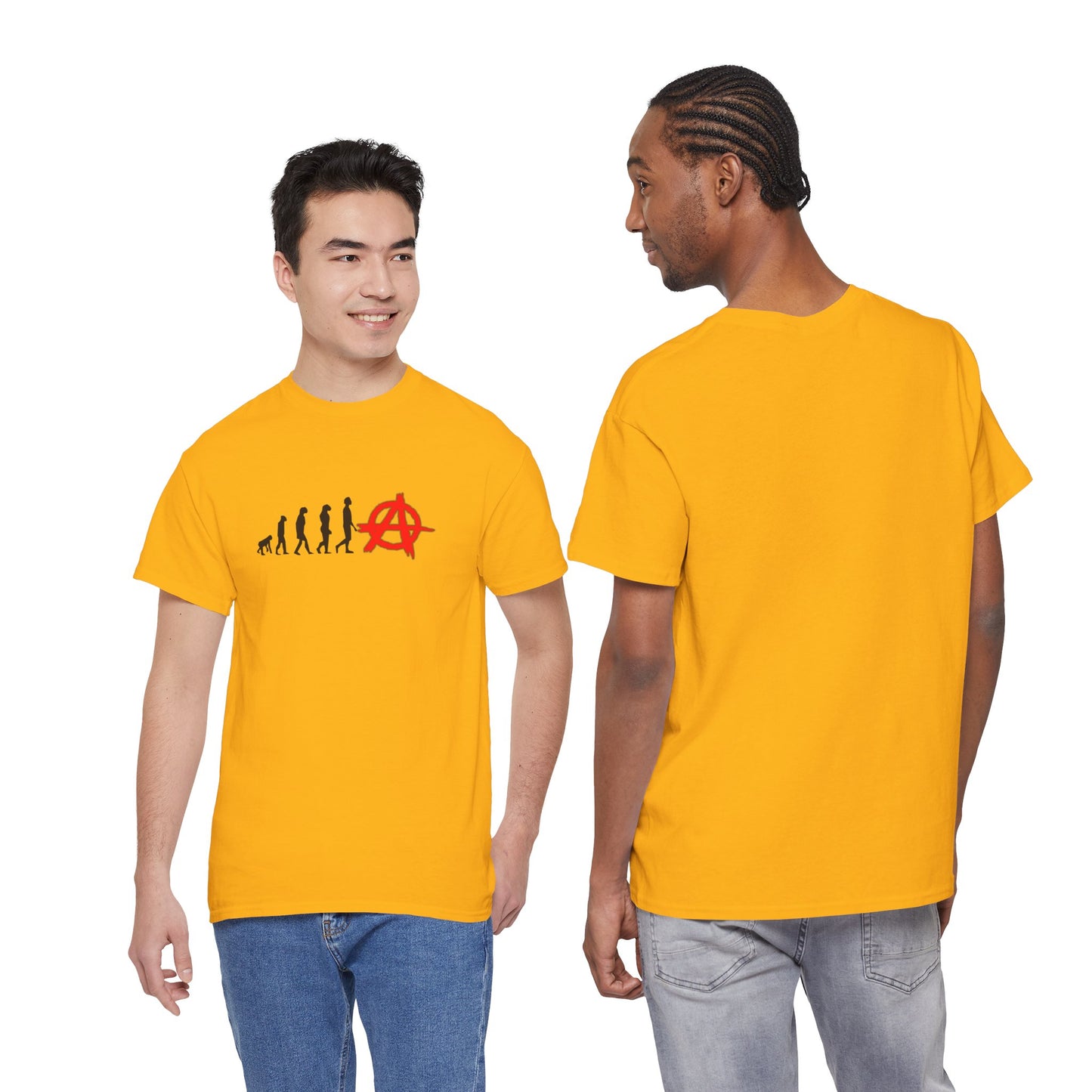Evolution of Anarchy Unisex Heavy Cotton Tee