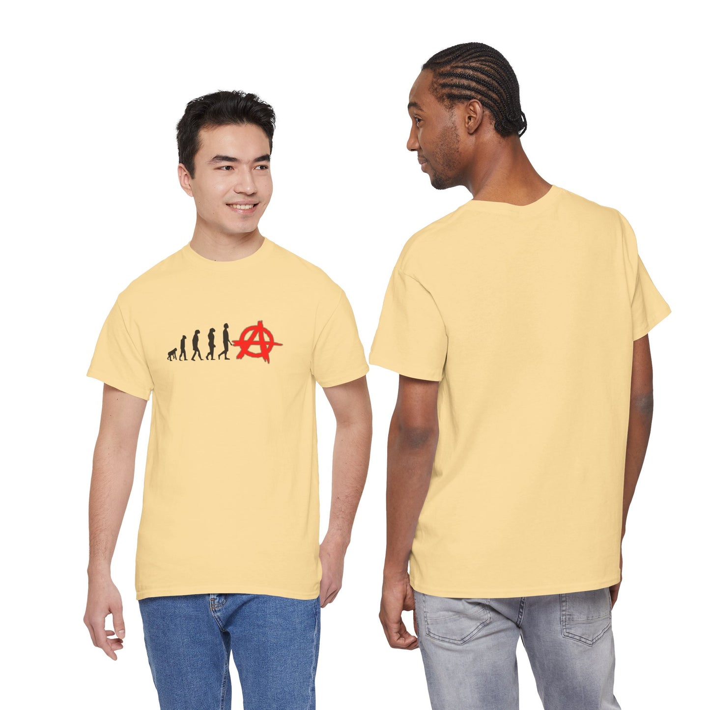 Evolution of Anarchy Unisex Heavy Cotton Tee