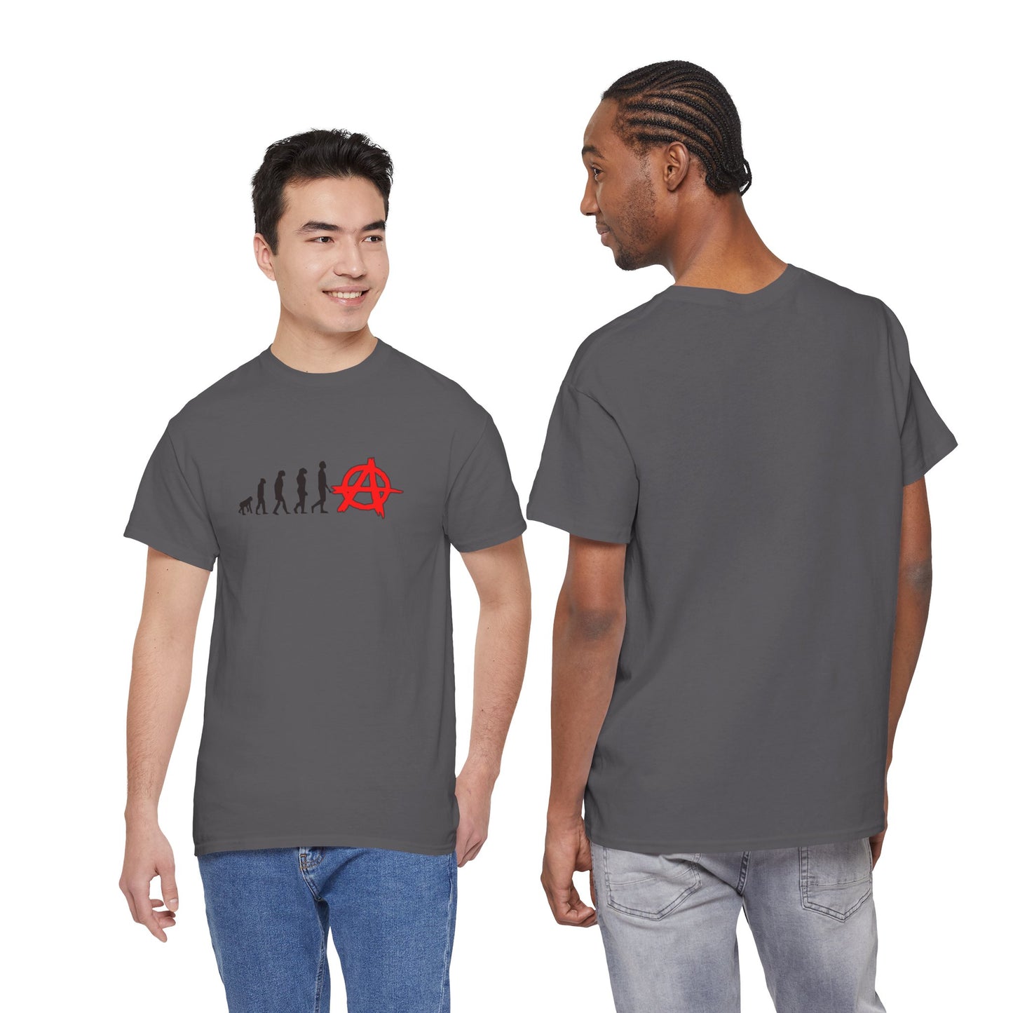Evolution of Anarchy Unisex Heavy Cotton Tee